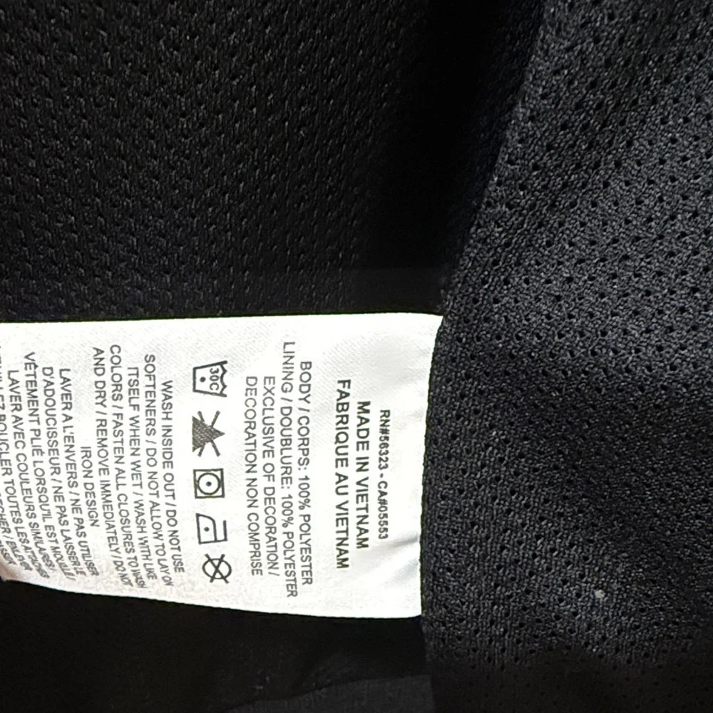 Nike Black Windbreaker Jacket size youth large